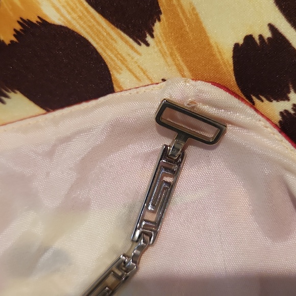 Versace Collection Floral and Leopard Midi Dress - Picture 8 of 11